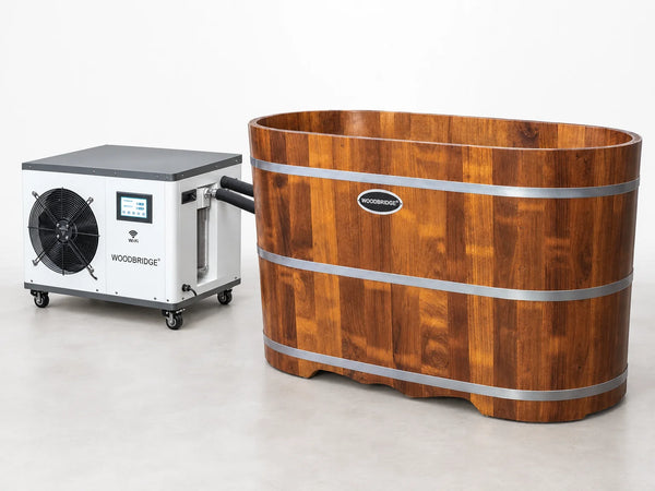 Indoor Cold Plunge Tub Built for Year-Round Recovery, 1.3 HP Chiller, WiFi Controls, Ozone Sanitation — Studio Shot